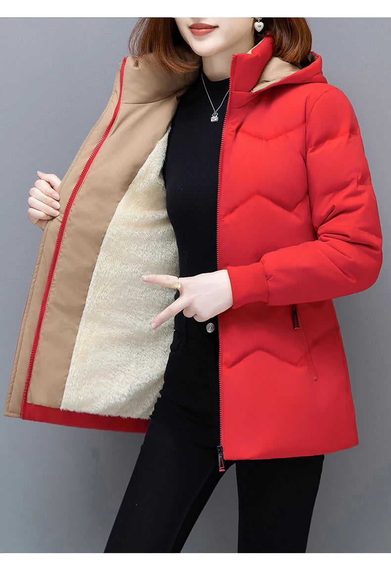 Slimming Winter Hooded Parka