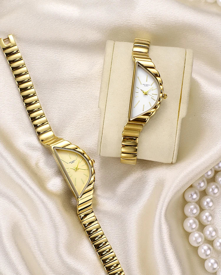 Vintage Irregular Case Quartz Watch