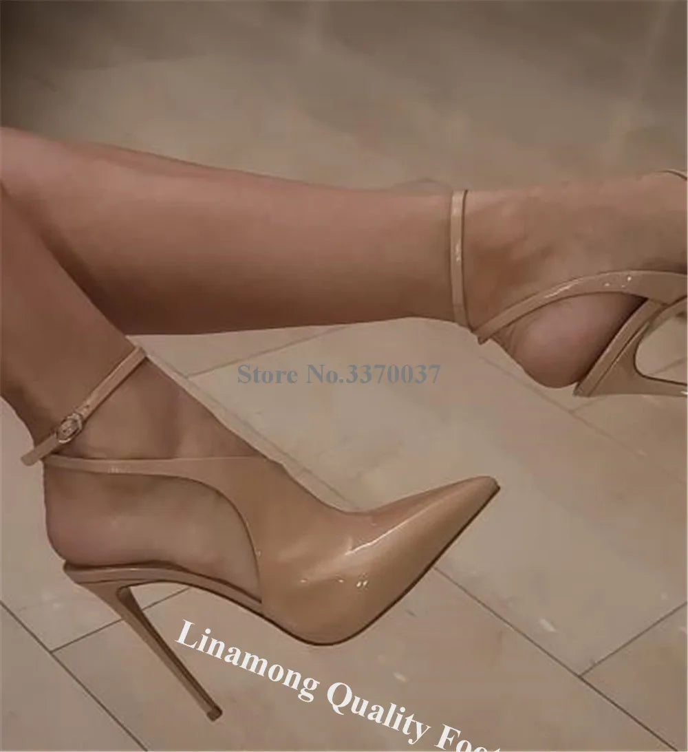 Black Patent Leather Pointed Toe Pumps