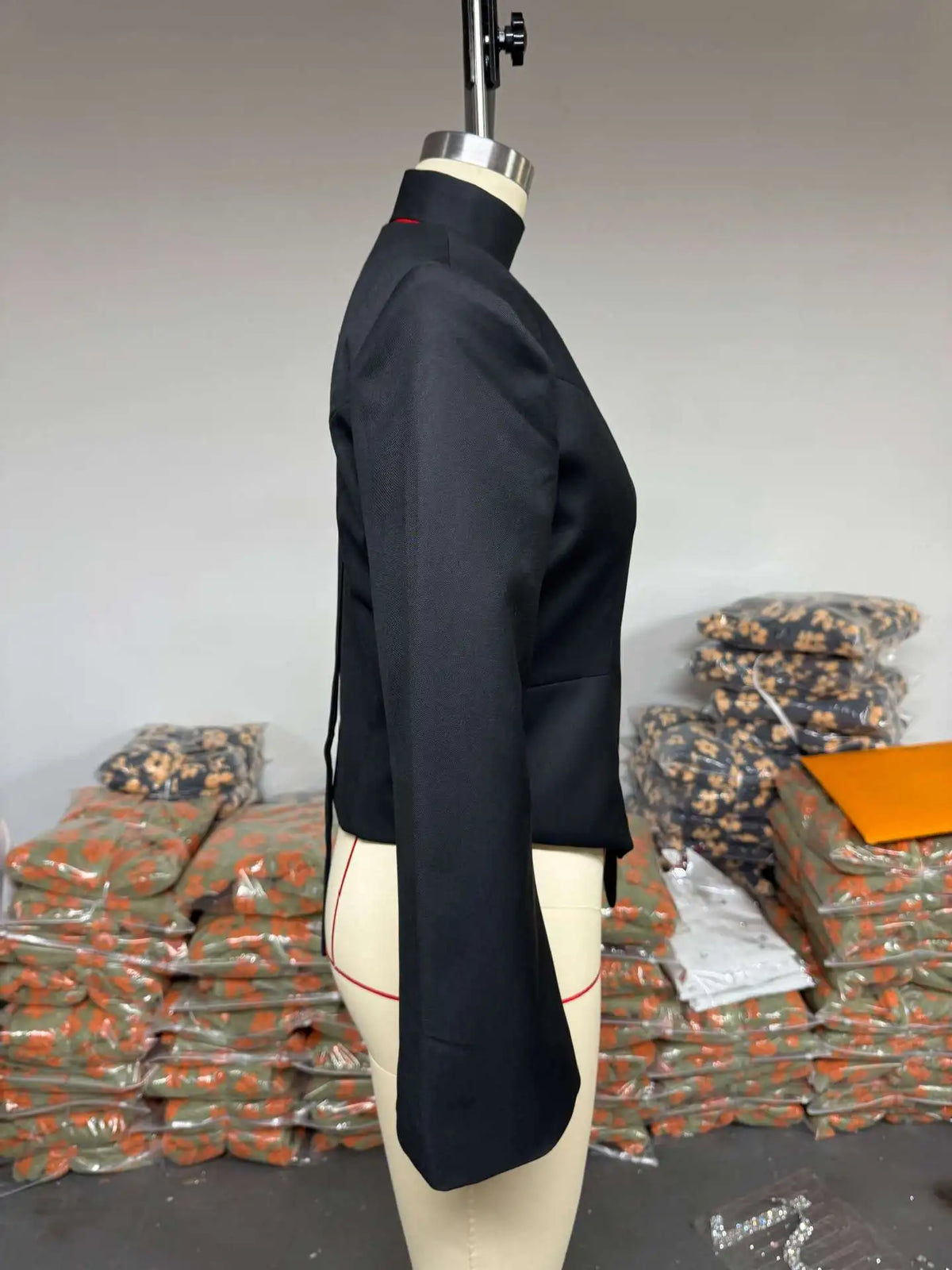 Elegant V Neck Long Sleeve Blazer Jacket for Women