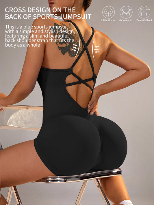 Backless Strappy Jumpsuit