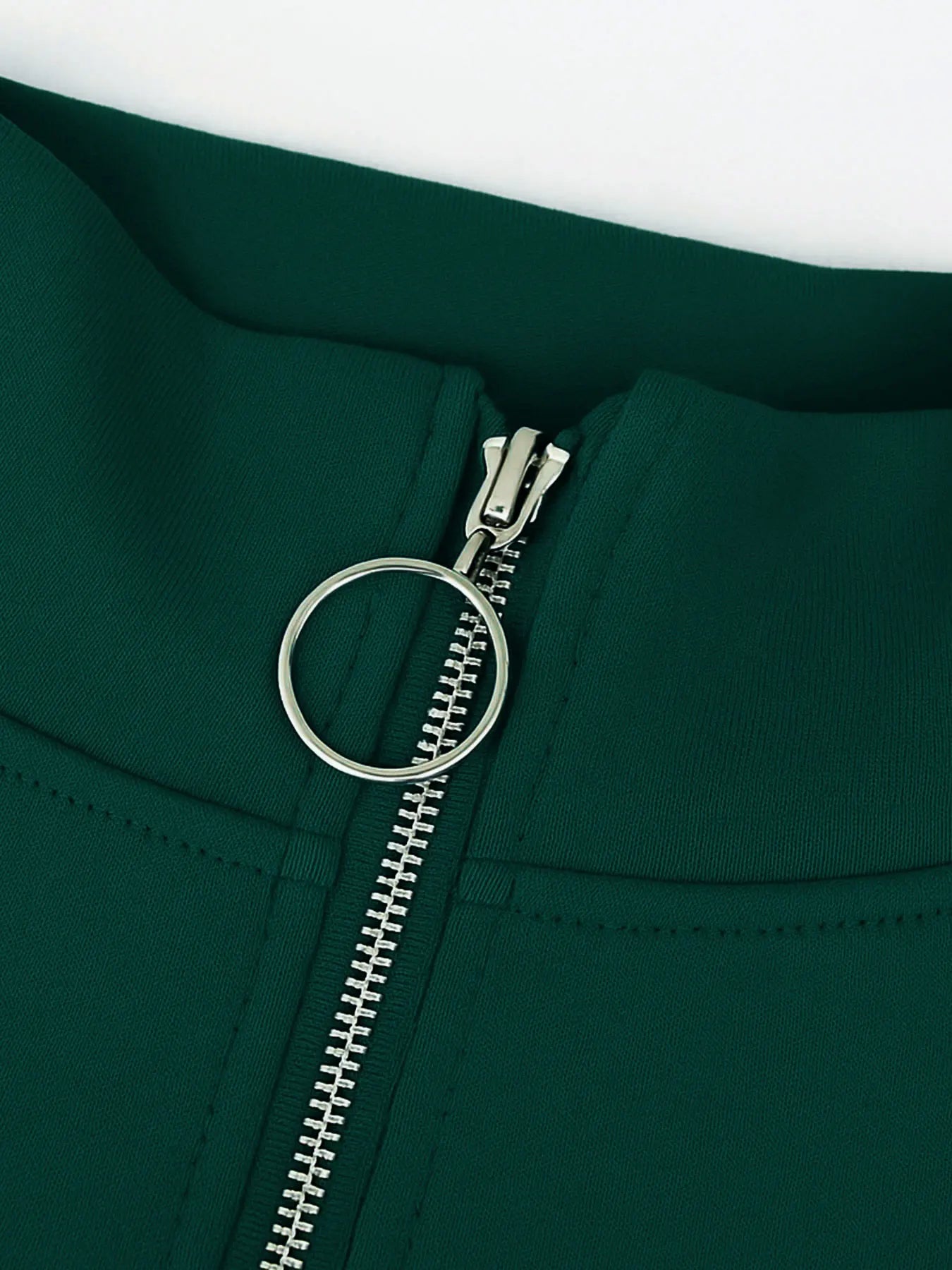 Women’s 2 Piece Tracksuit Set Zip-Up Top + High Waist Pants Side Stripe Casual Outfit