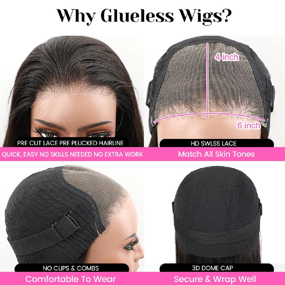 Premium Glueless Brazilian Body Wave Lace Front Wigs For Women