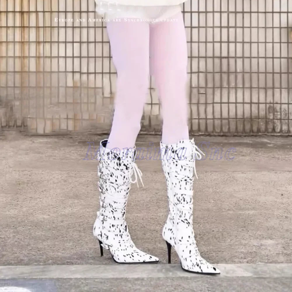 Pointed Toe High Heel Over The Knee Boots For Women