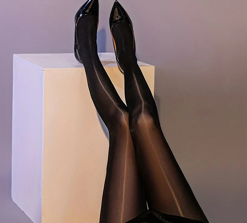 Smooth Satin Full Length Tights