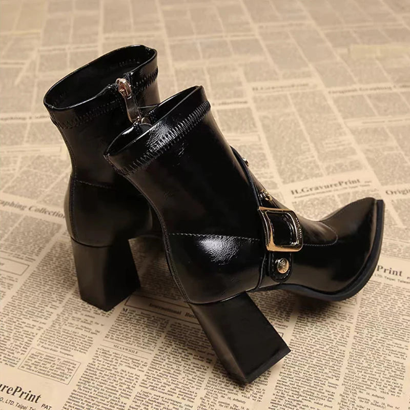 Pointed Toe Chelsea Boots