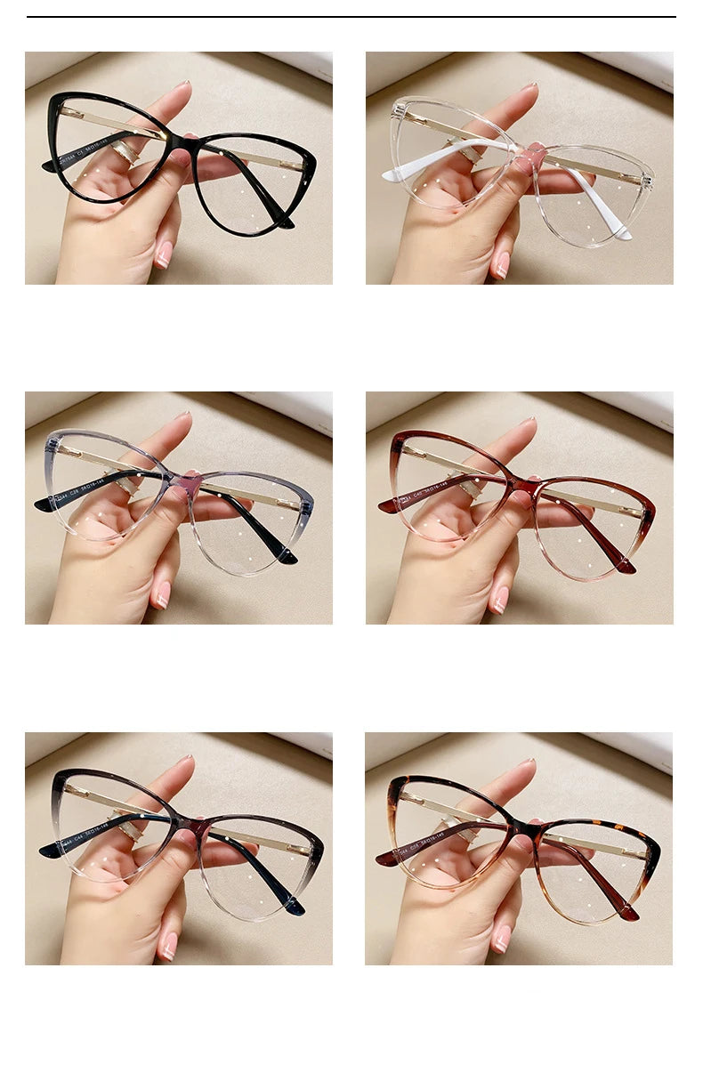 Gradient Frame Fashion Glasses