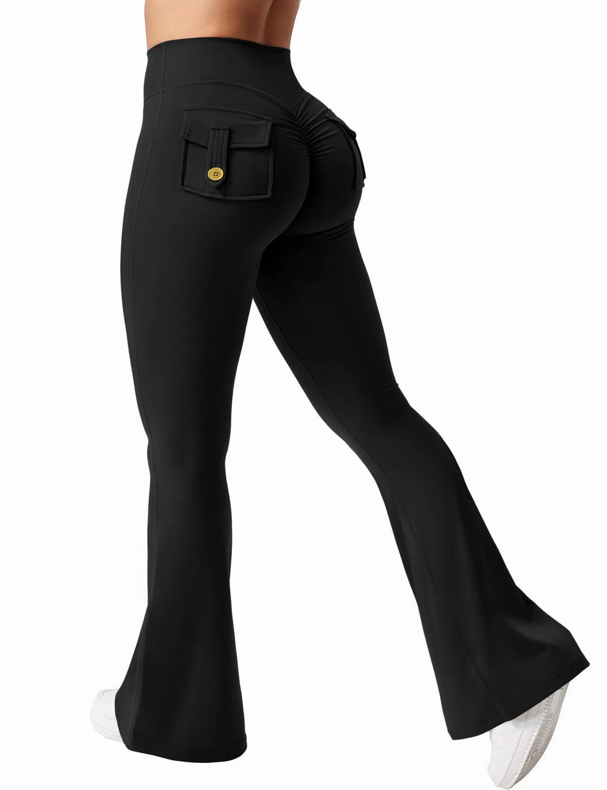 High Waist Push Up Workout Leggings With Pocket for Women