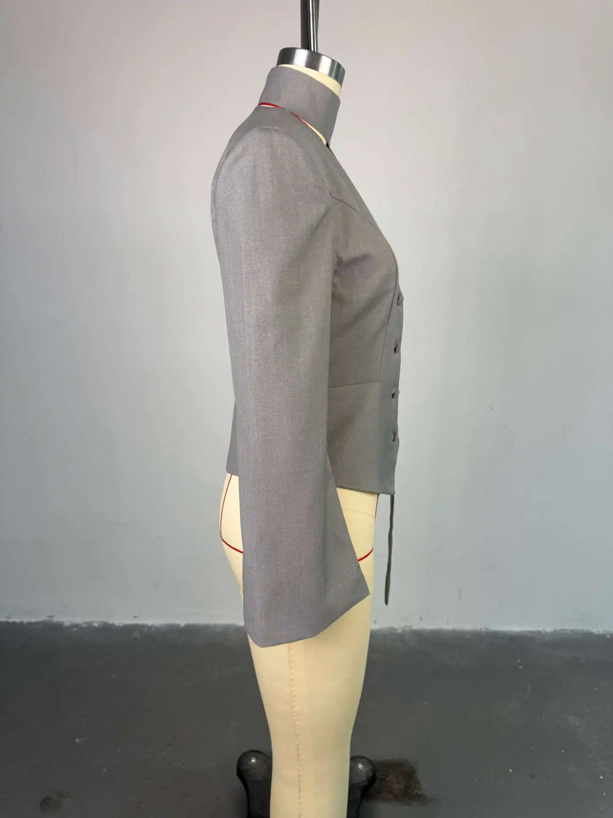 Elegant V Neck Long Sleeve Blazer Jacket for Women