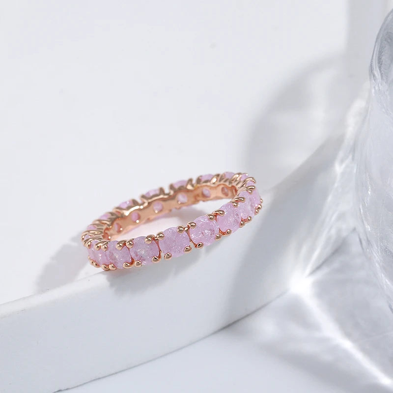 Emerald Cut Zirconia Promise Ring