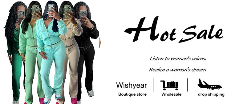 Waffle Knit Two Piece Flared Pants Tracksuit Set for Women