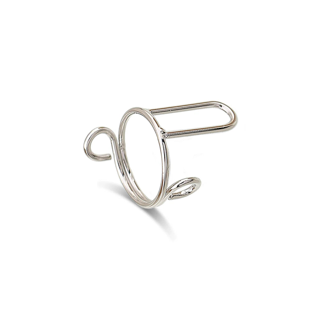 Trendy Thin Stackable Nail Ring Set of 10 for Women
