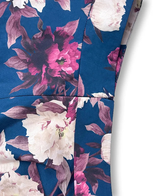 Printed Beach Vacation Style Two-Piece Set for Women