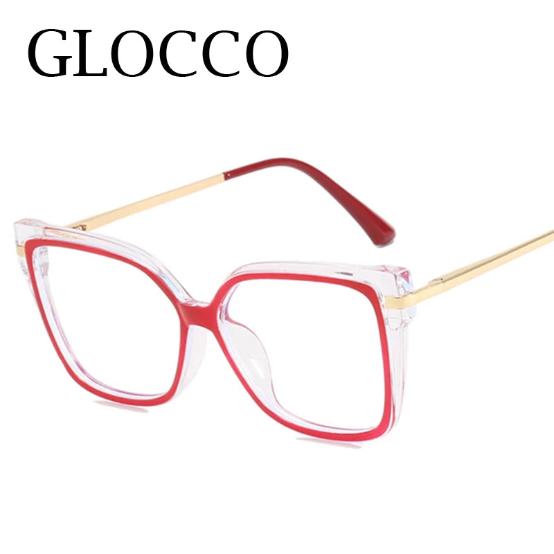 Leopard Square Frame Blue Light Blocking Reading Glasses For Women