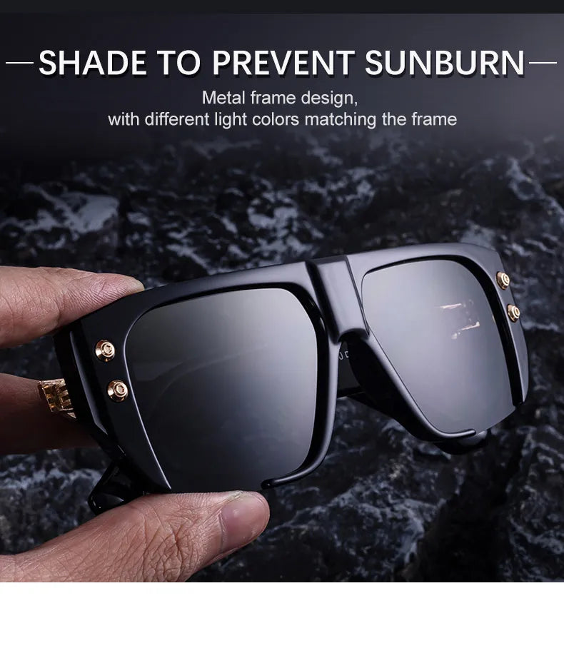 Punk Square Polarized Sunglasses