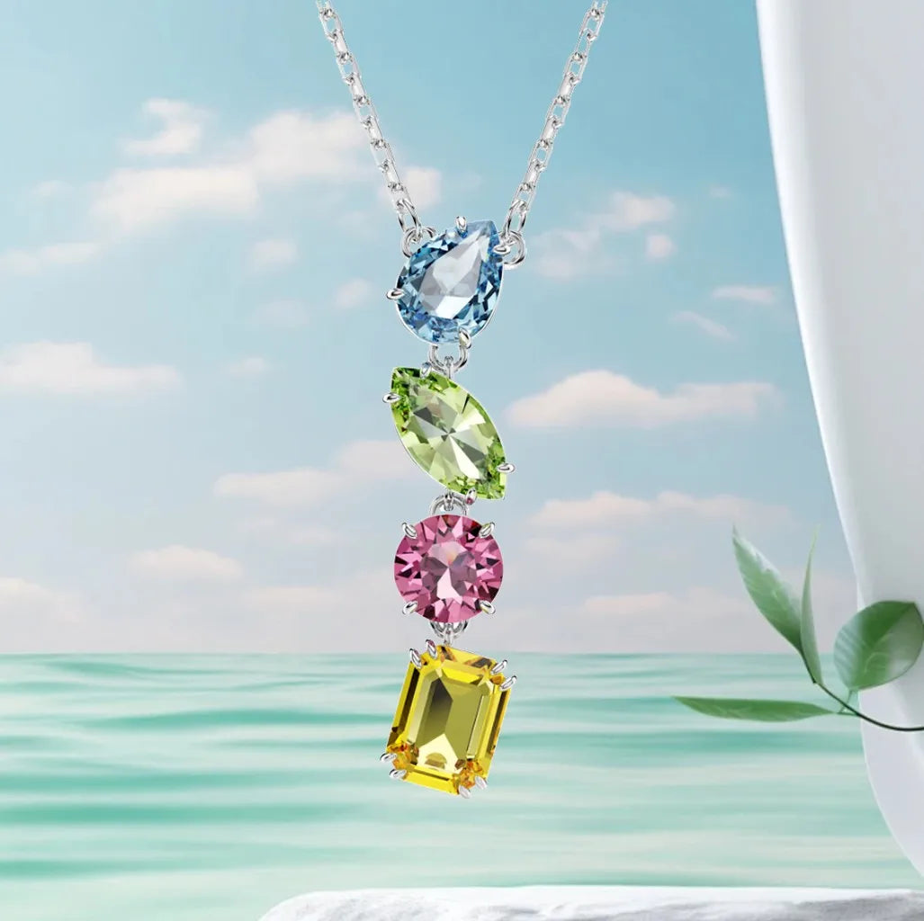 Mixed Cut Crystal Jewelry Set