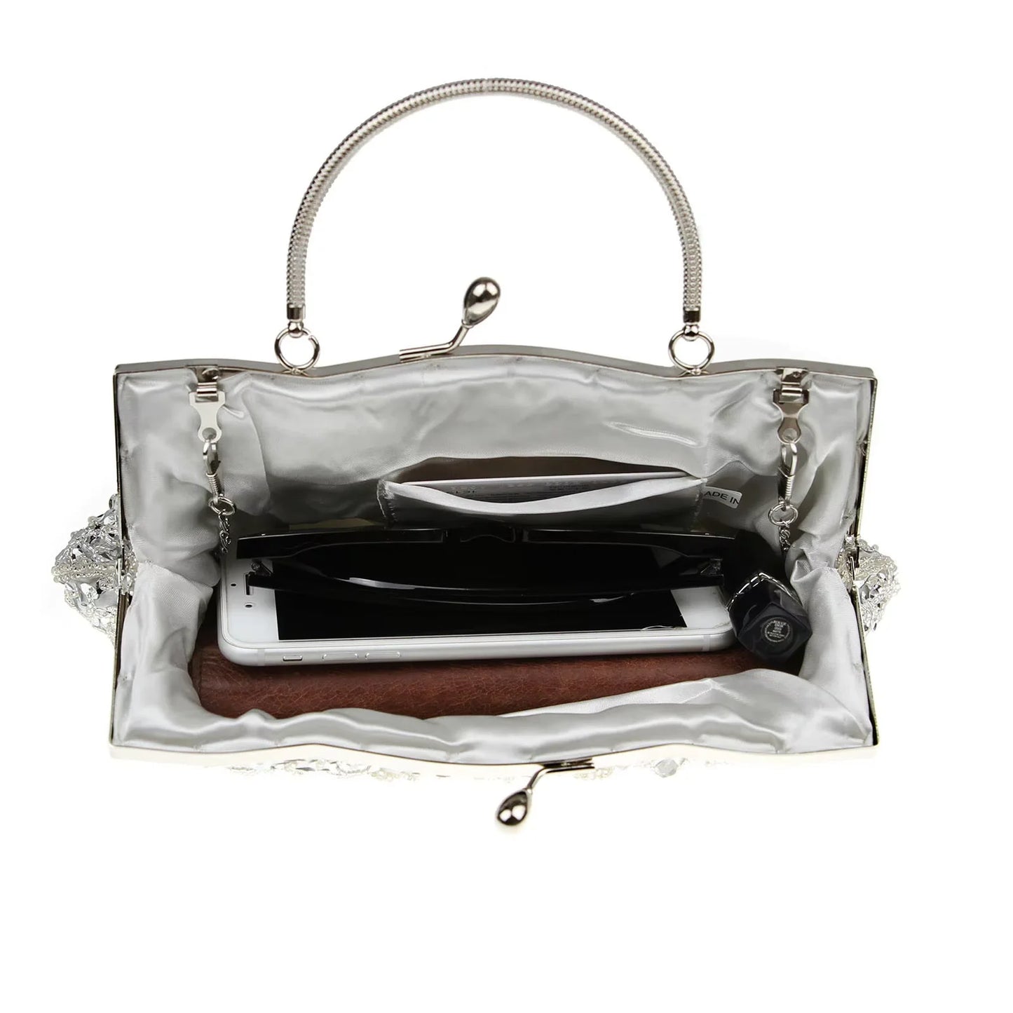 Retro Beaded Embroidered Evening Clutch Bag for Women