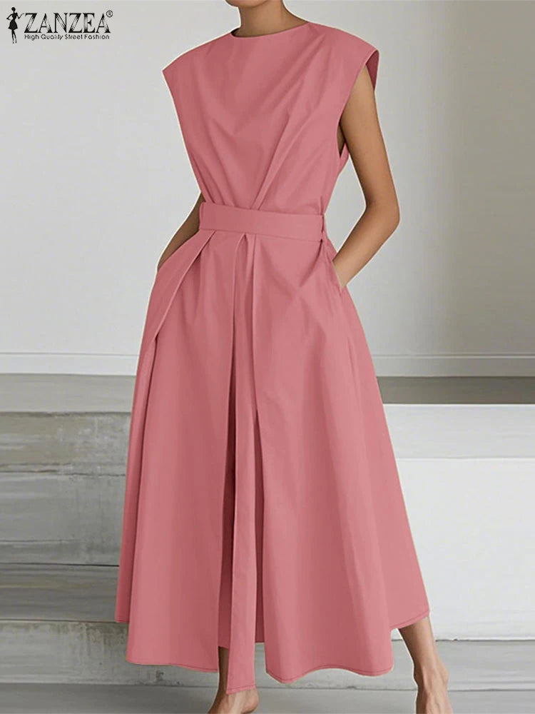 Collared Button Front Maxi Shirt Dress