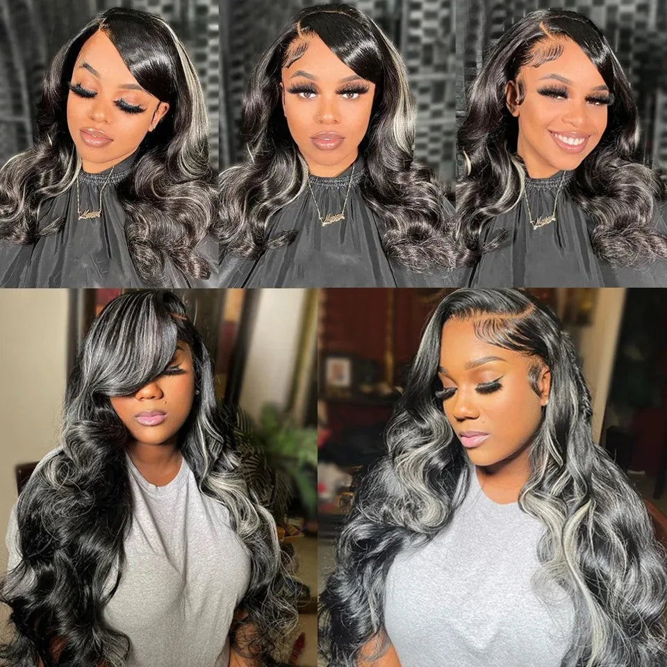 Bright Red Body Wave Heat Resistant Lace Front Wig for Women
