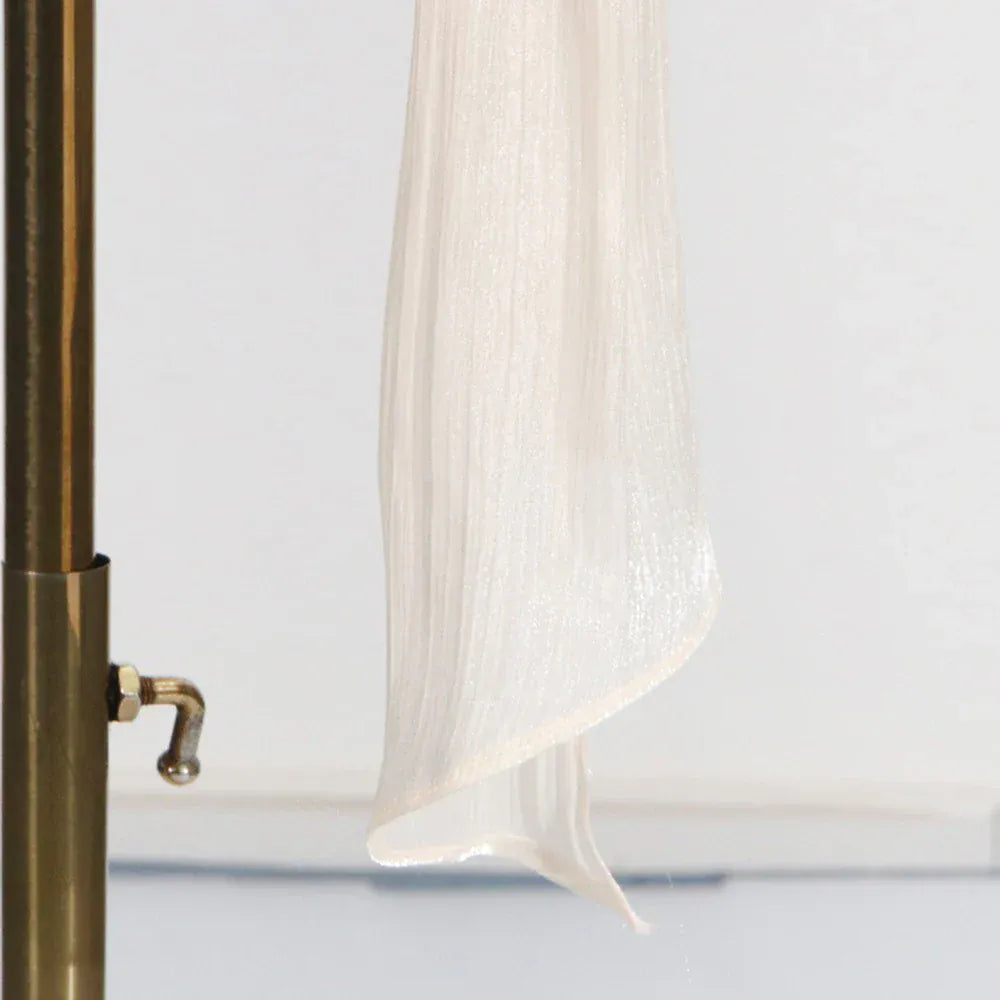 TWOTWINSTYLE Loose Solid Dresses For Women Round Neck Lantern Sleeve High Waist Spliced Fold Mini Chic Dress Female Fashion 2025