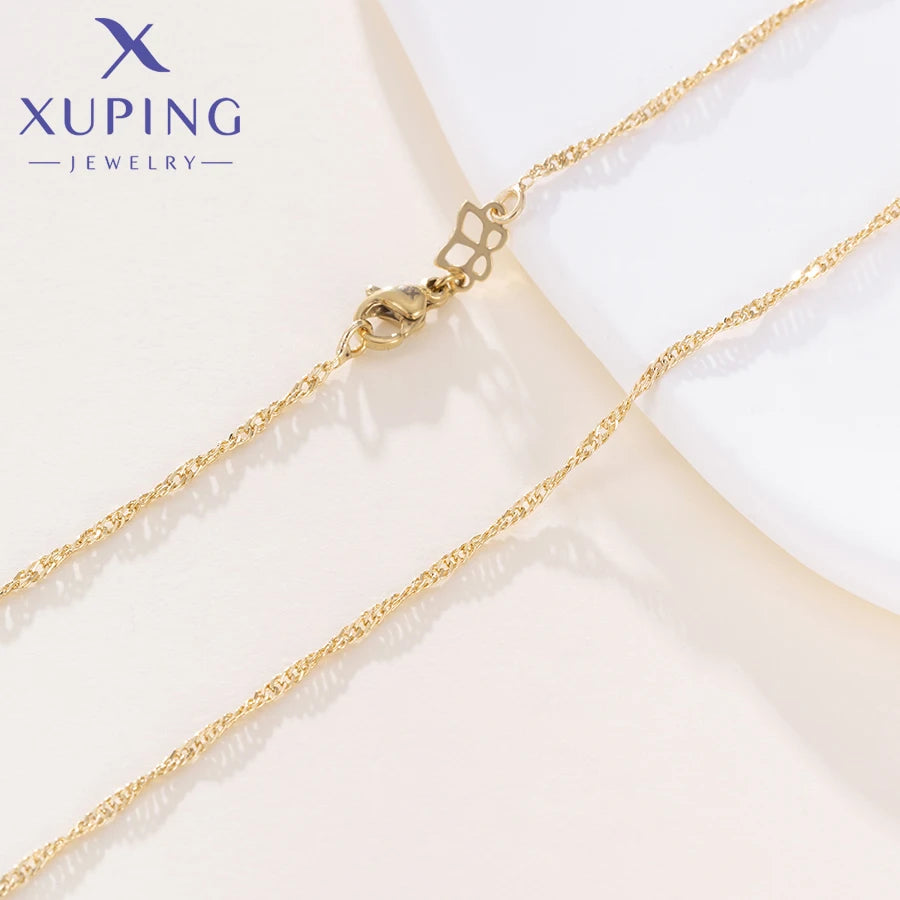 Light Gold 60 cm Chain Necklace