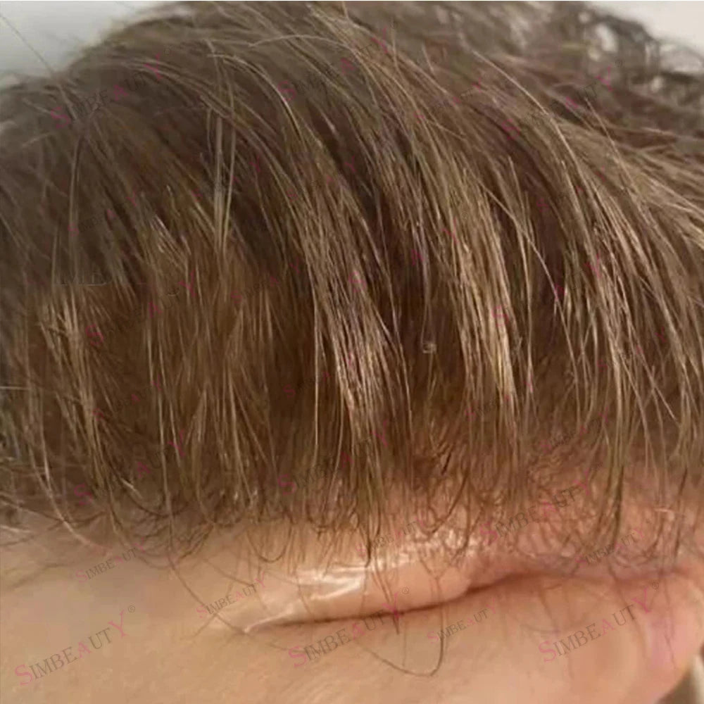 Undetectable Thin Skin Human Hair Toupee for Women