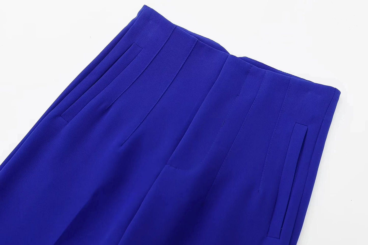 Solid Color Office Slim Fit Pencil Pants for Women