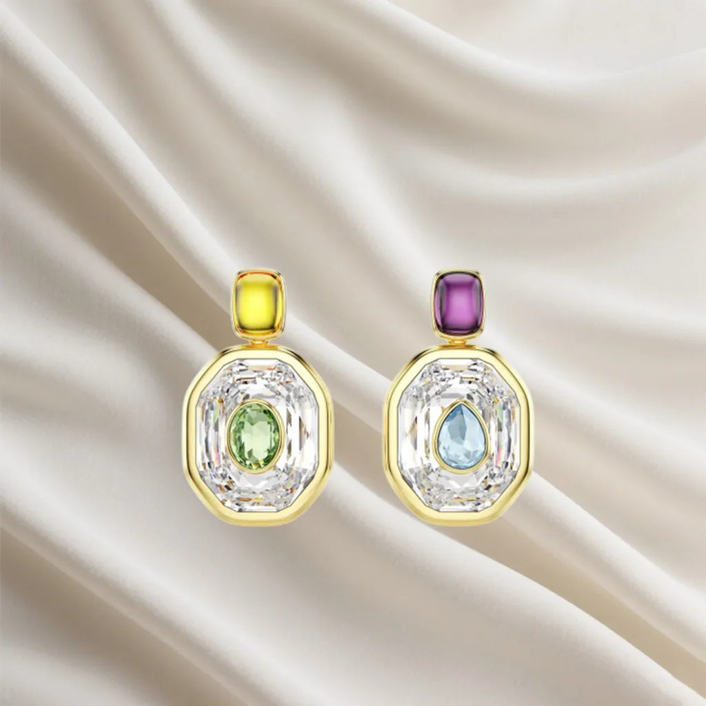 Sparkling Inlaid Pearl Pendant Jewelry Set for Women