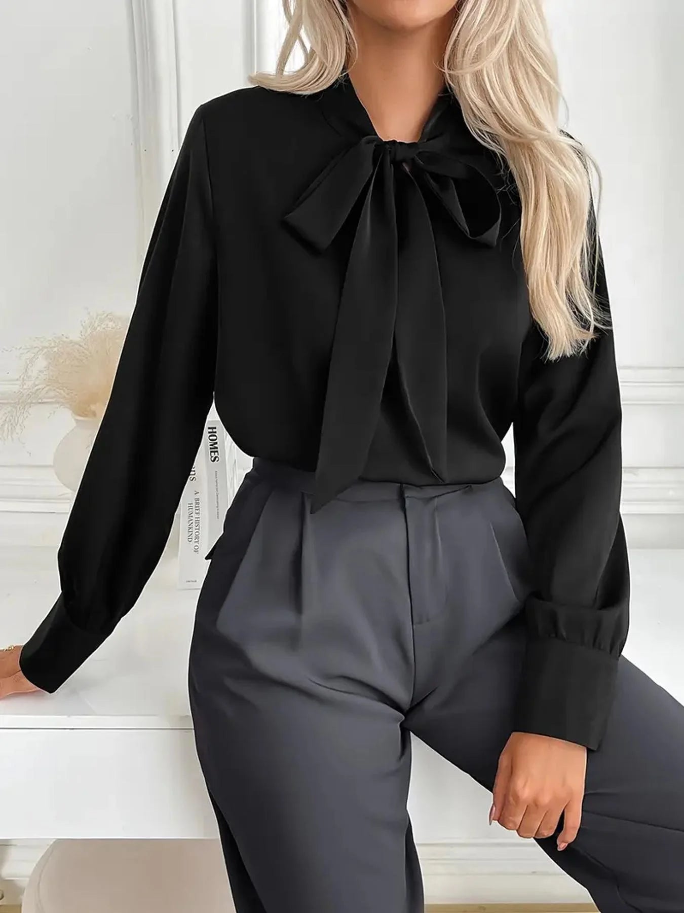 Slim Fit Chiffon Blouse