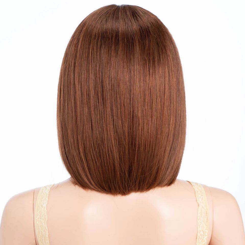 Short Pixie Straight Lace Front Human Hair Wig for Women