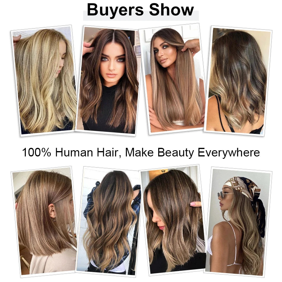 Natural Water Wave I Tip Human Hair Extensions for Women