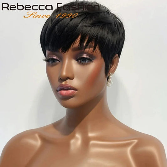 Tailored Straight Pixie Wig