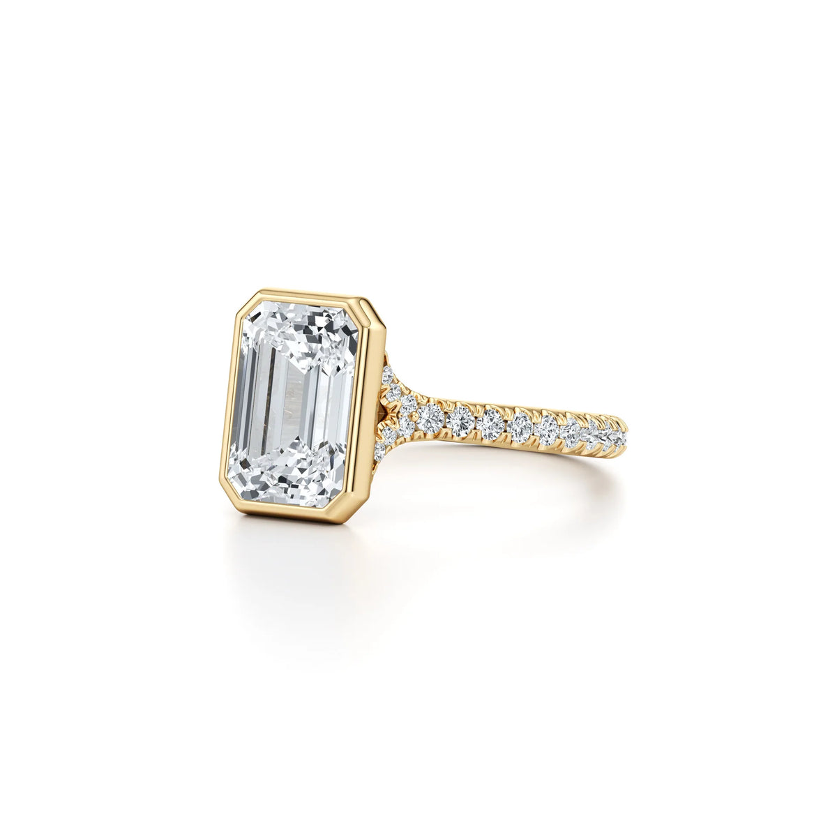 Moissanite Sterling Silver Statement Ring for Women