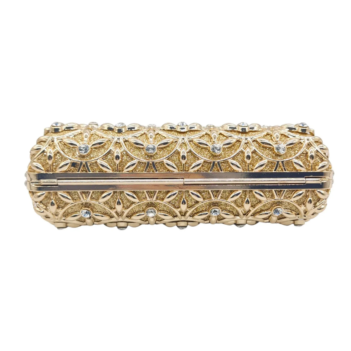Luxury Rhinestone Metal Evening Clutch Bag for Women