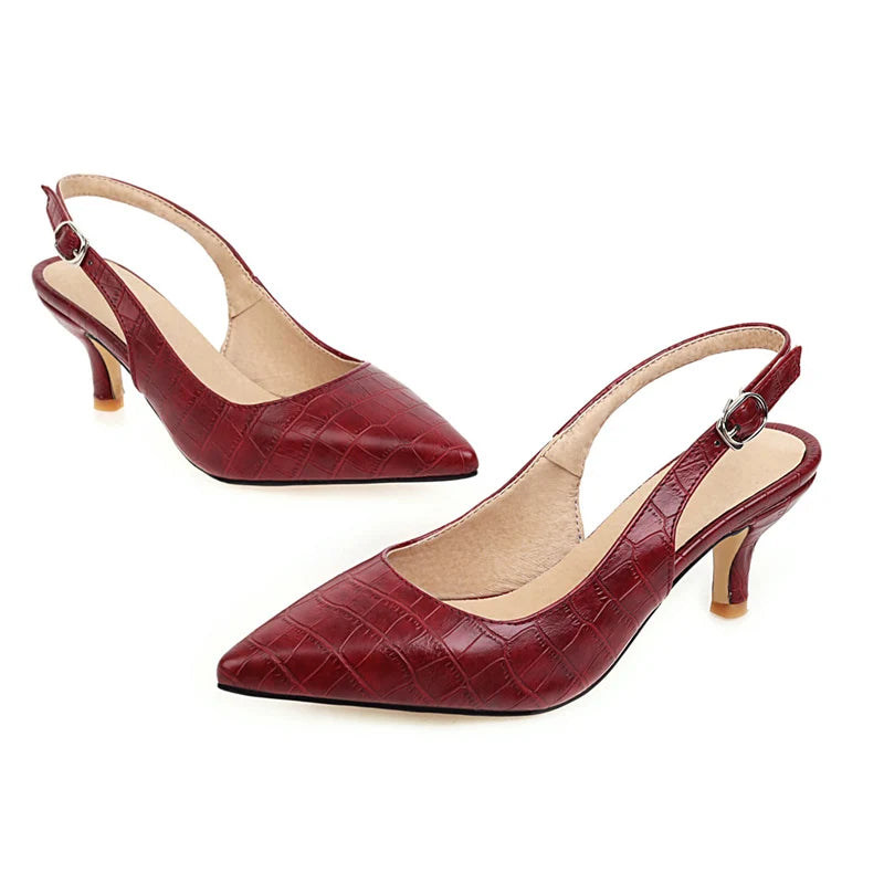 Summer Point Toe Thin Heel Sandals
