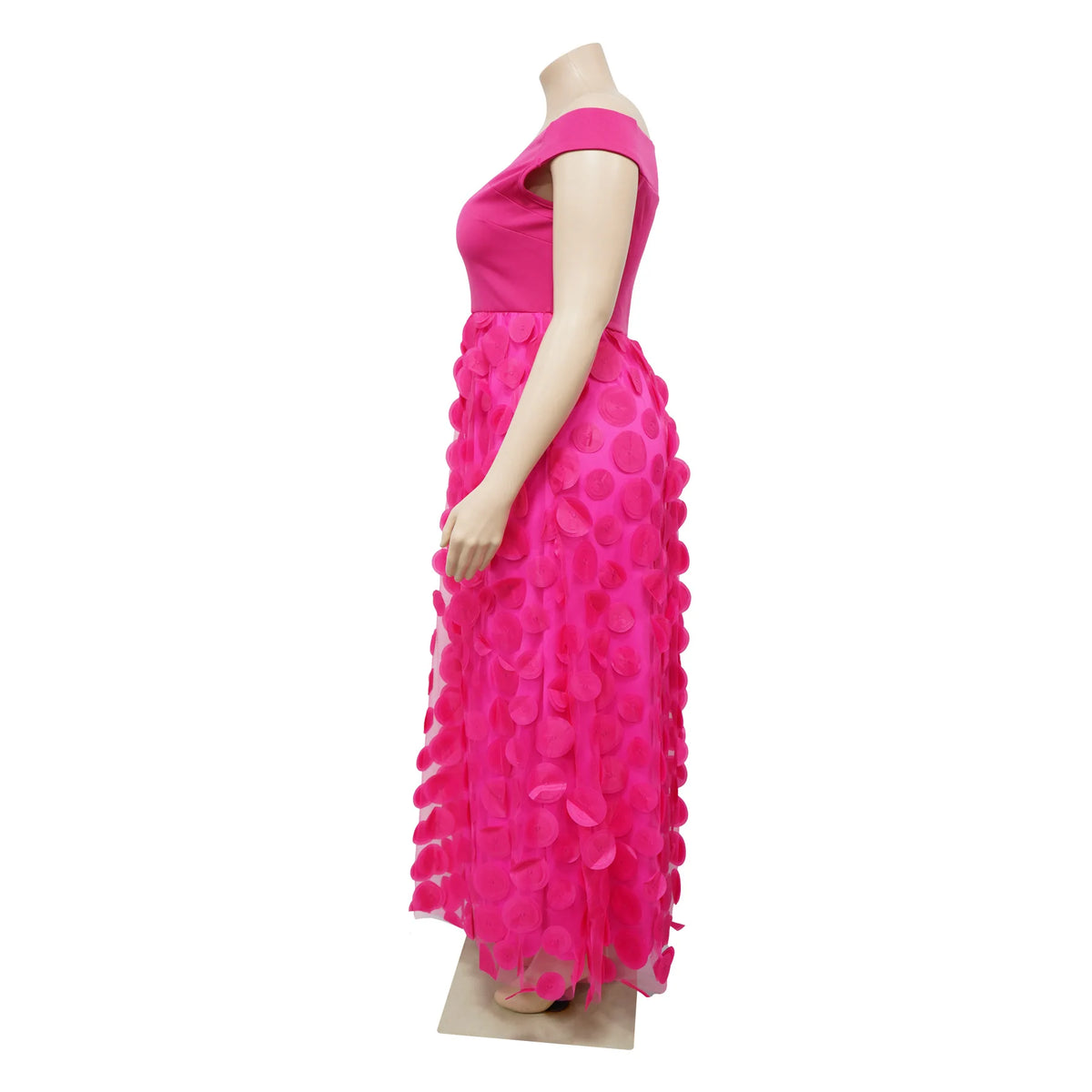 Feather Trim Loose Fit Ankle Length Dress for Women