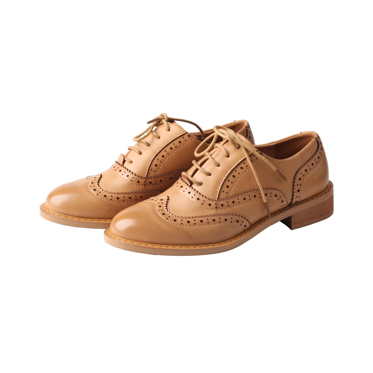 Classic Leather Brogue Flats