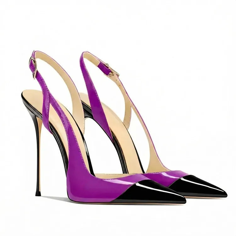 Pointed Toe High Heel Slingback Sandals for Women