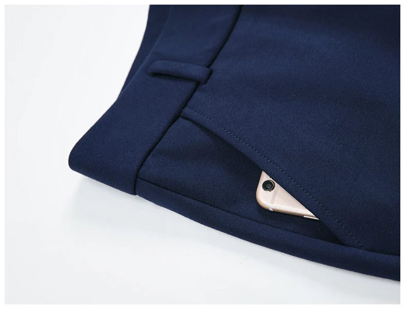High Waist Straight Leg Relaxed Fit Pants For Women