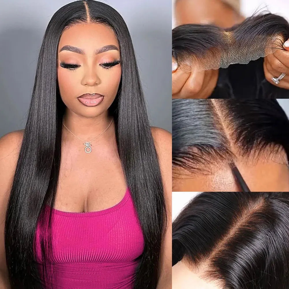 34 Inch Bone Straight Lace Front Wig