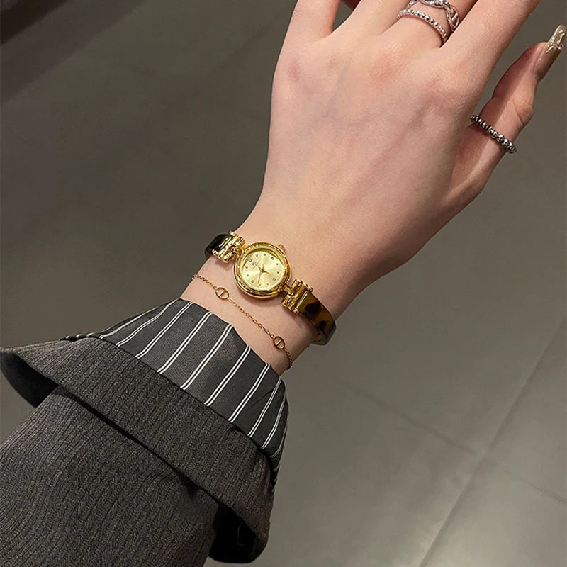 Amber Tortoiseshell Bracelet Watch