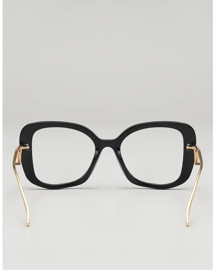 Oversized Square Blue Light Blocking Reading Glasses for Women