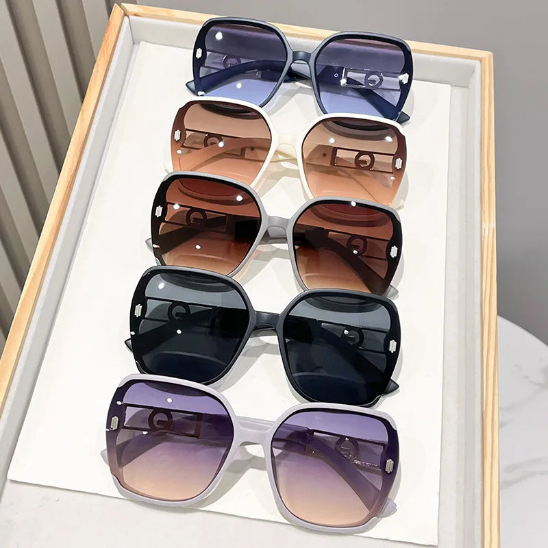 Oversized Square Gradient Sunglasses