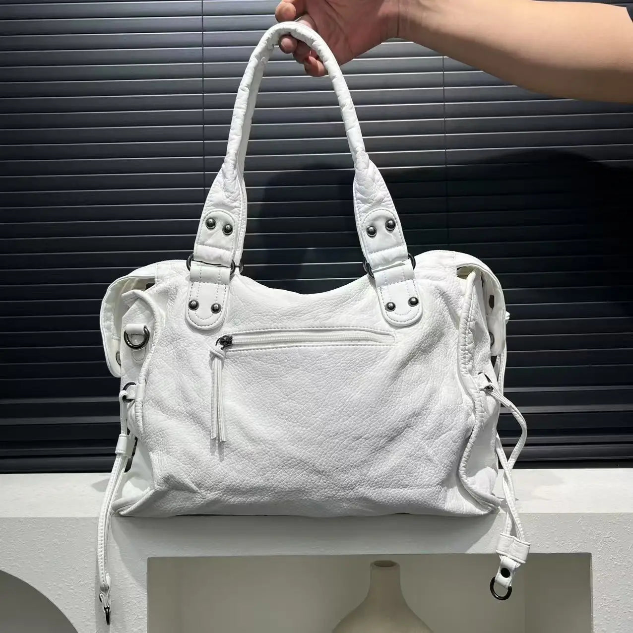 Y2K Street Style Retro Chic Large Capacity Tote Bag for Women