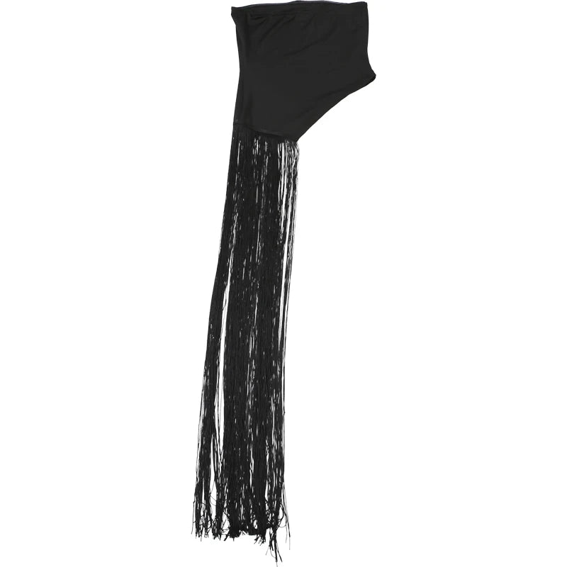 Strapless Backless Tassel Wrap Summer Top for Women