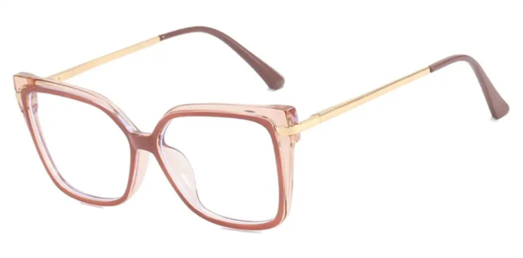 Leopard Square Frame Blue Light Blocking Reading Glasses For Women
