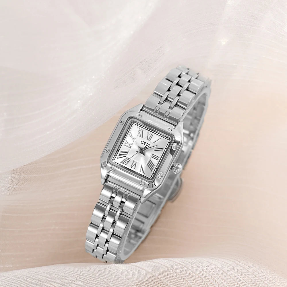 Vintage Square Quartz Women's Watch