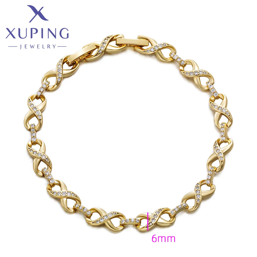 Light Gold Snake Chain Charm Bracelet