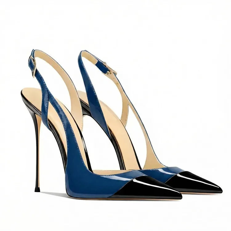 Pointed Toe High Heel Slingback Sandals for Women