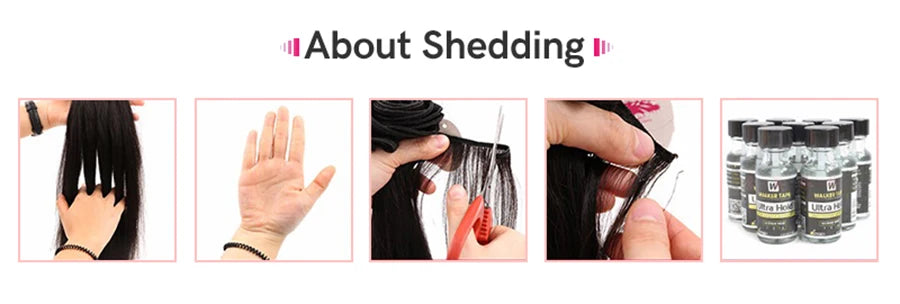Straight Keratin Fusion Human Hair Extensions for Women